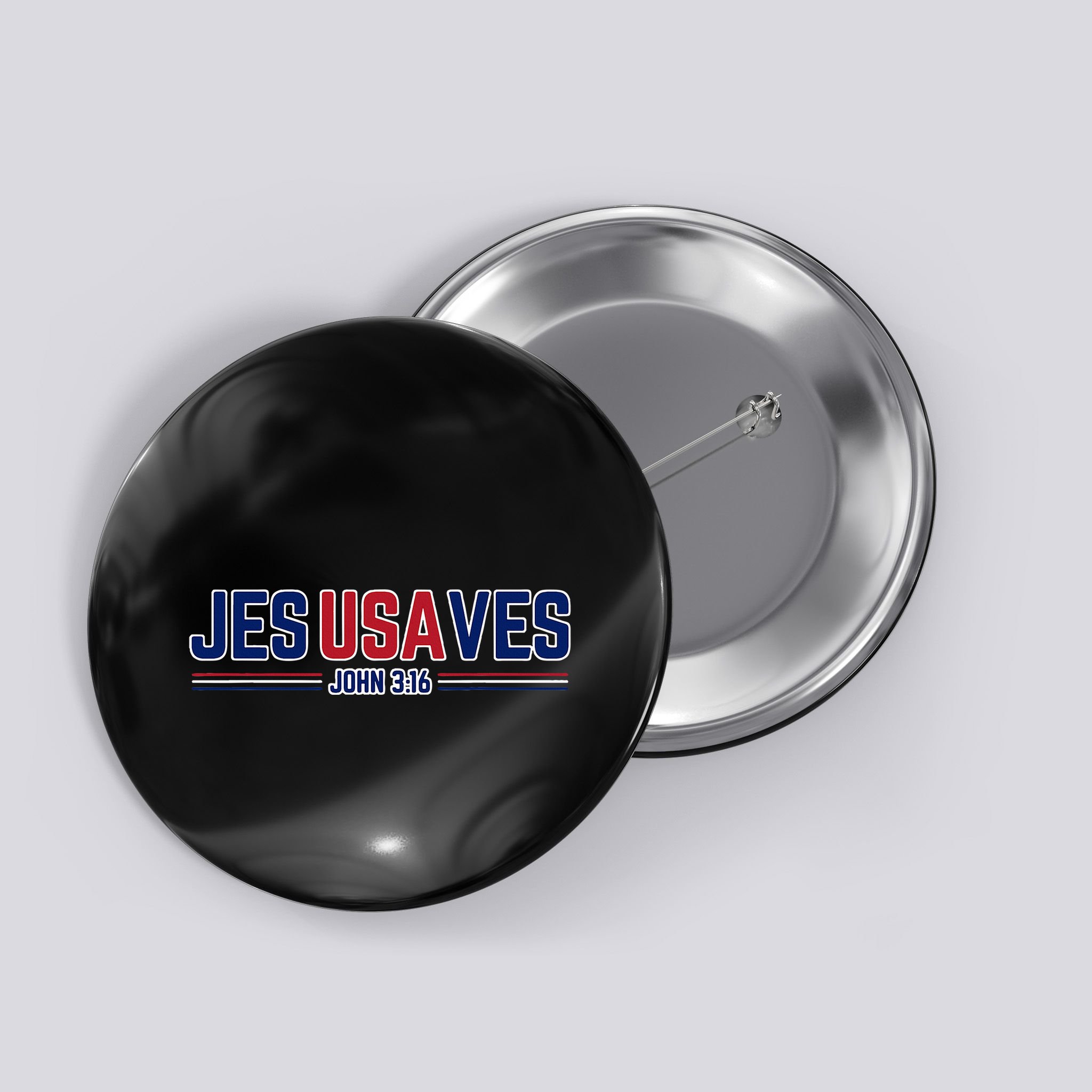 Jesus Saves Usa Christian Patriotic Jesusaves Button