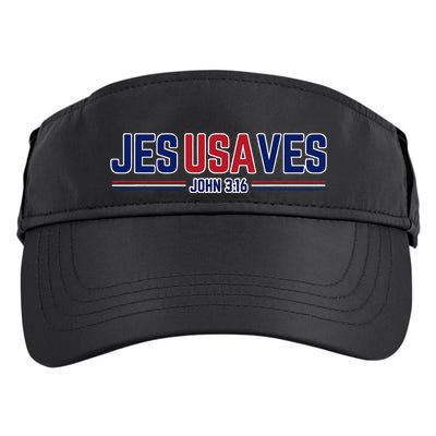 Jesus Saves Usa Christian Patriotic Jesusaves Adult Drive Performance Visor