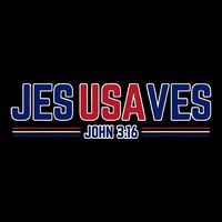 Jesus Saves Usa Christian Patriotic Jesusaves 16 in Basic Backpack