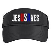 Jesus Saves USA  Adult Drive Performance Visor