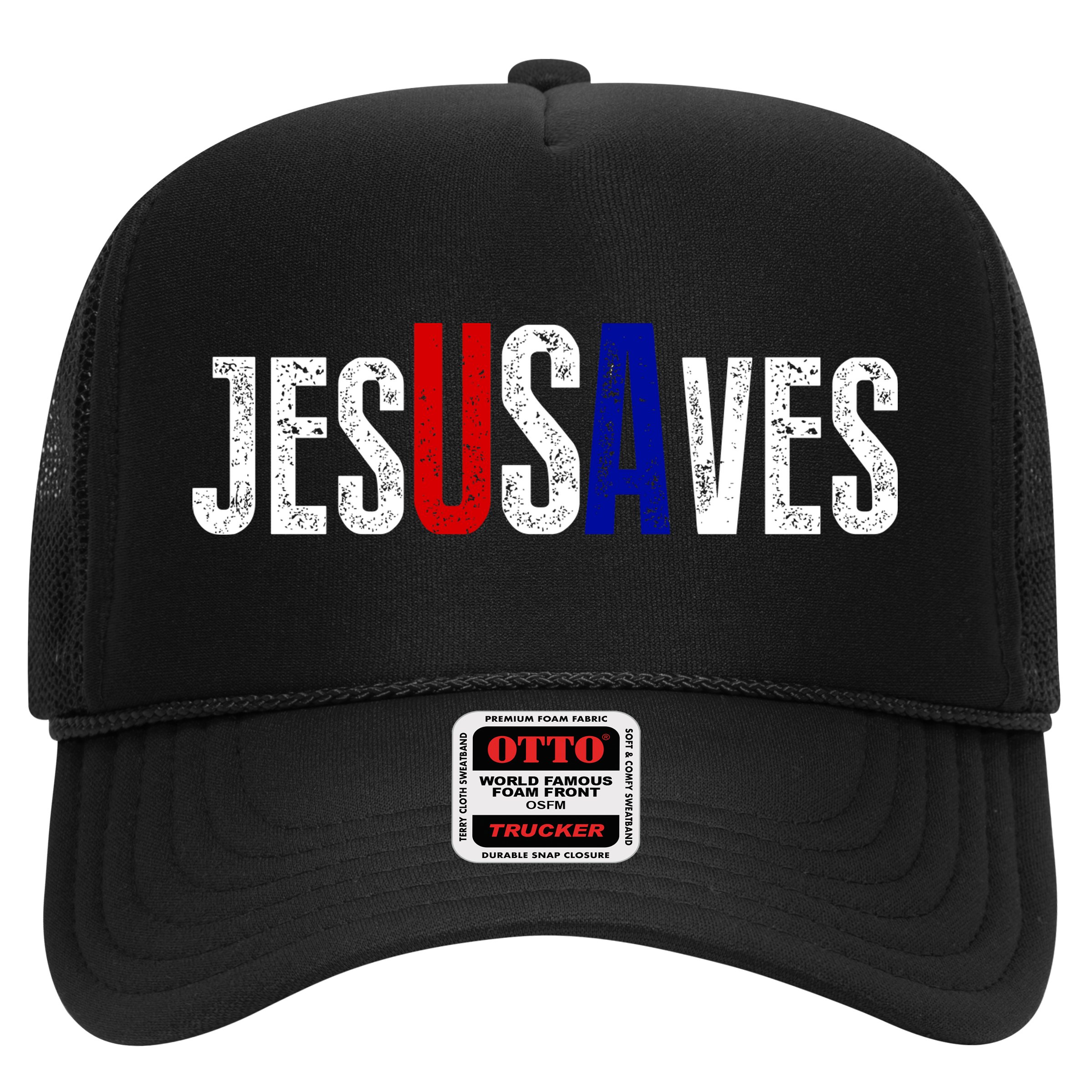 Jesus Saves USA  Hat