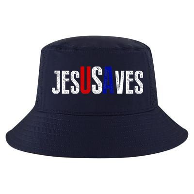 Jesus Saves USA  Cool Comfort Performance Bucket Hat