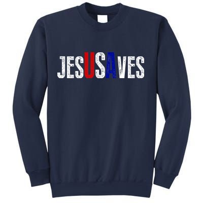 Jesus Saves USA  Sweatshirt