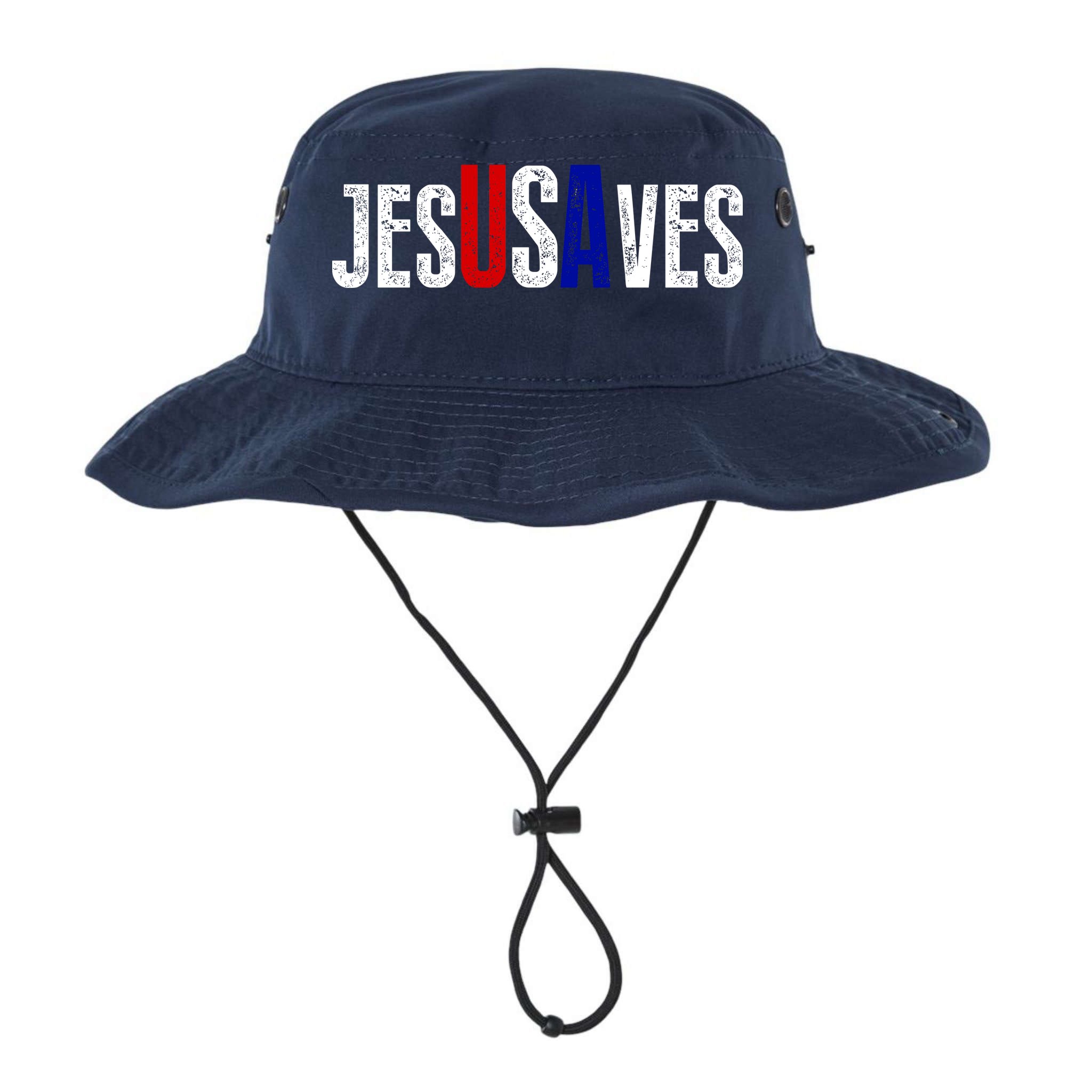 Jesus Saves USA  Bucket Hat