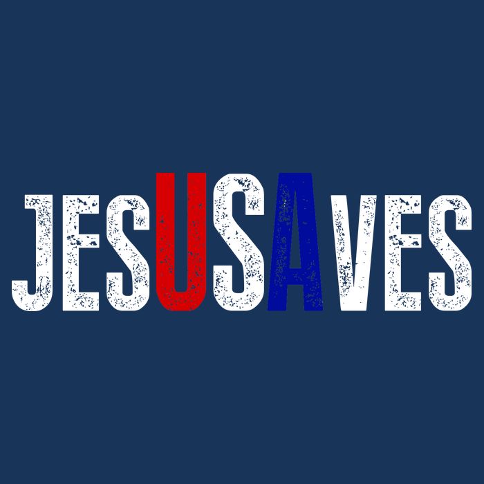 Jesus Saves USA  Poster