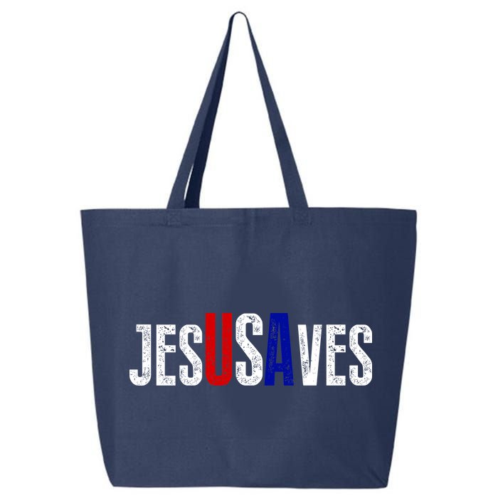 Jesus Saves USA  25L Jumbo Tote