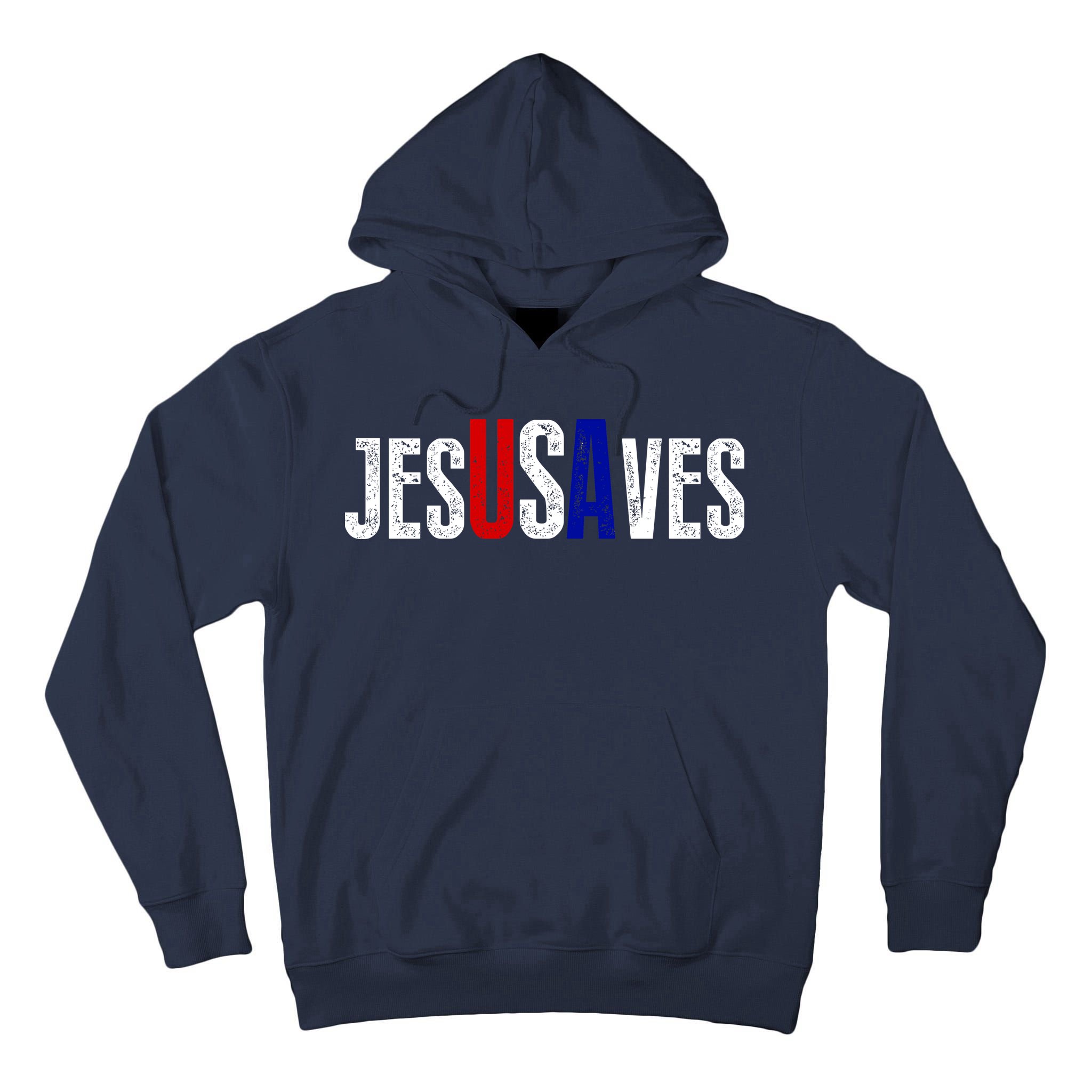Jesus Saves USA  Tall Hoodie
