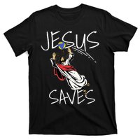 Jesus Saves Volleyball Gift Volleyball Team T-Shirt