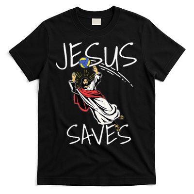 Jesus Saves Volleyball Gift Volleyball Team T-Shirt