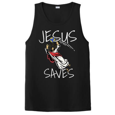 Jesus Saves Volleyball Gift Volleyball Team PosiCharge Competitor Tank