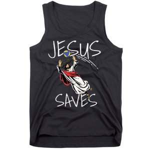 Jesus Saves Volleyball Gift Volleyball Team Tank Top