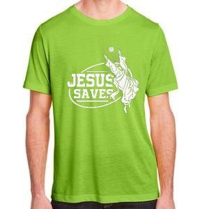 Jesus Saves Volleyball Gift Girls Adult ChromaSoft Performance T-Shirt