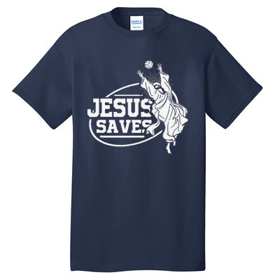 Jesus Saves Volleyball Gift Girls Tall T-Shirt