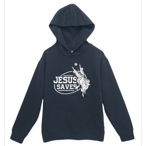 Jesus Saves Volleyball Gift Girls Urban Pullover Hoodie