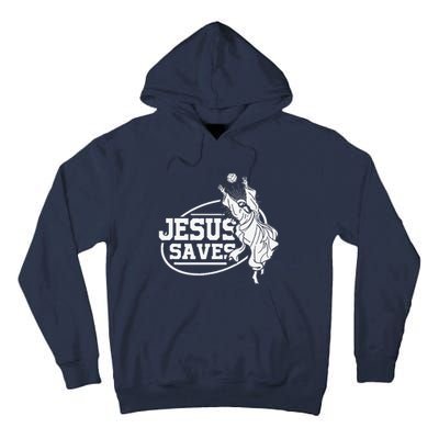 Jesus Saves Volleyball Gift Girls Tall Hoodie