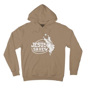 Jesus Saves Volleyball Gift Girls Hoodie