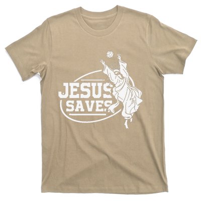 Jesus Saves Volleyball Gift Girls T-Shirt