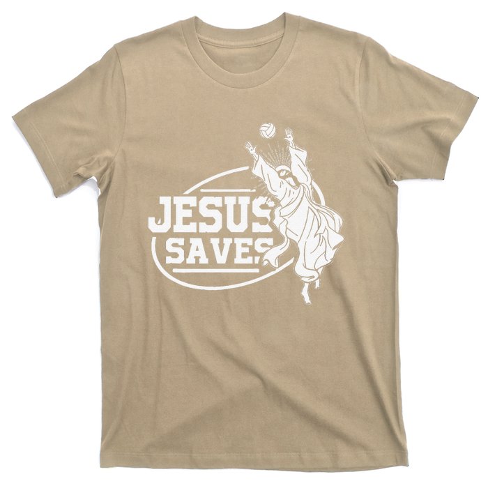 Jesus Saves Volleyball Gift Girls T-Shirt