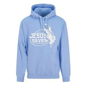 Jesus Saves Volleyball Gift Girls Unisex Surf Hoodie