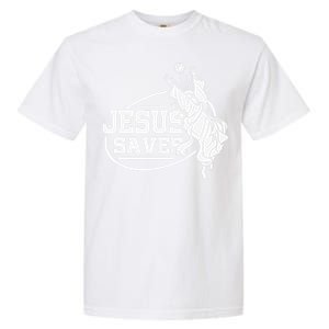 Jesus Saves Volleyball Gift Girls Garment-Dyed Heavyweight T-Shirt