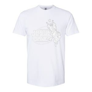 Jesus Saves Volleyball Gift Girls Softstyle CVC T-Shirt