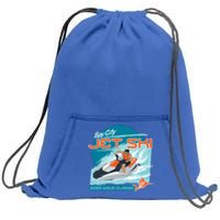 Jet Ski Water Sport Fun Summer Gift Sweatshirt Cinch Pack Bag