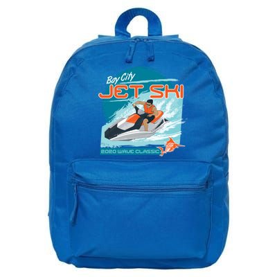 Jet Ski Water Sport Fun Summer Gift 16 in Basic Backpack