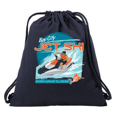 Jet Ski Water Sport Fun Summer Gift Drawstring Bag