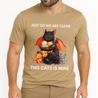 Just So We Are Clear This Cats Is Mine Lover Cat Dragon .Png Cooling Performance Crew T-Shirt