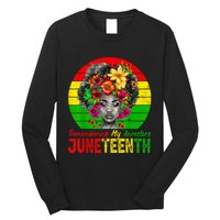 Juneteenth Shirts Women Remembering My Ancestors Black Women Long Sleeve Shirt