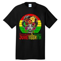 Juneteenth Shirts Women Remembering My Ancestors Black Women Tall T-Shirt