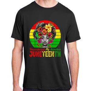 Juneteenth Shirts Women Remembering My Ancestors Black Women Adult ChromaSoft Performance T-Shirt