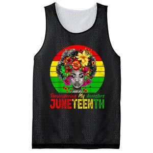 Juneteenth Shirts Women Remembering My Ancestors Black Women Mesh Reversible Basketball Jersey Tank