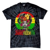 Juneteenth Shirts Women Remembering My Ancestors Black Women Tie-Dye T-Shirt