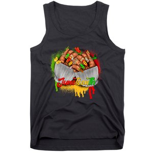 Juneteenth Shirts Women Celebrate Black Woman Hands Nails Tank Top