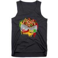 Juneteenth Shirts Women Celebrate Black Woman Hands Nails Tank Top