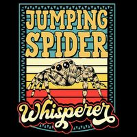 Jumping Spider Whisperer Funny Pet Jumping Spider Meme Button