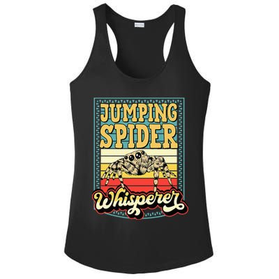 Jumping Spider Whisperer Funny Pet Jumping Spider Meme Ladies PosiCharge Competitor Racerback Tank