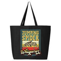 Jumping Spider Whisperer Funny Pet Jumping Spider Meme 25L Jumbo Tote