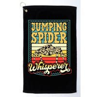 Jumping Spider Whisperer Funny Pet Jumping Spider Meme Golf Towel