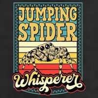 Jumping Spider Whisperer Funny Pet Jumping Spider Meme Golf Towel