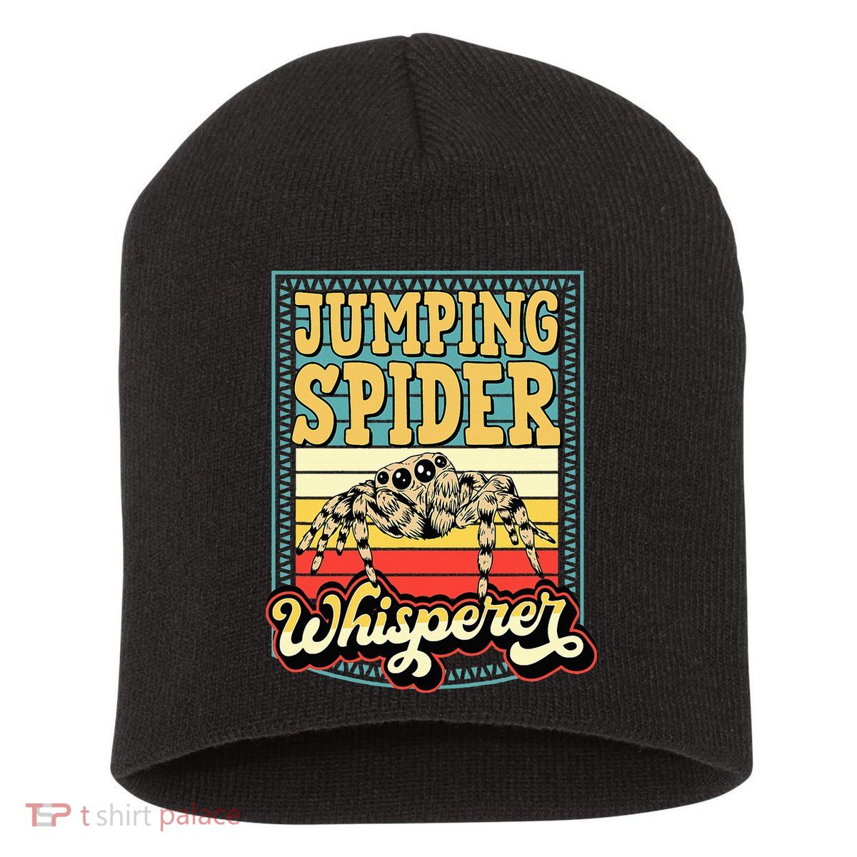 Jumping Spider Whisperer Funny Pet Jumping Spider Meme Short Acrylic Beanie