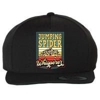 Jumping Spider Whisperer Funny Pet Jumping Spider Meme Wool Snapback Cap
