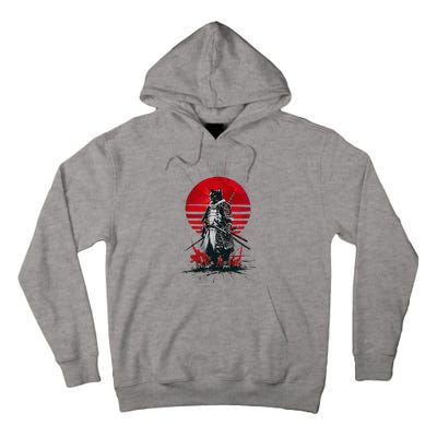 Japanese Samurai Warrior Cat Aesthetic Ninja Tall Hoodie