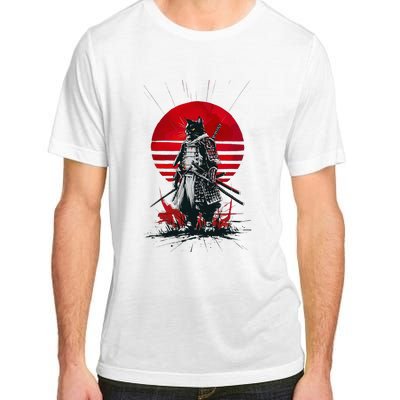 Japanese Samurai Warrior Cat Aesthetic Ninja Adult ChromaSoft Performance T-Shirt