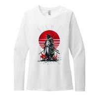 Japanese Samurai Warrior Cat Aesthetic Ninja Womens CVC Long Sleeve Shirt