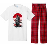 Japanese Samurai Warrior Cat Aesthetic Ninja Pajama Set