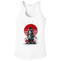 Japanese Samurai Warrior Cat Aesthetic Ninja Ladies PosiCharge Competitor Racerback Tank