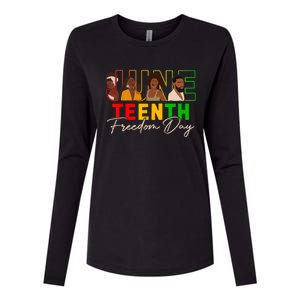 Juneteenth Shirts Women Men Black Power Black Freedom 1865 Womens Cotton Relaxed Long Sleeve T-Shirt