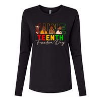 Juneteenth Shirts Women Men Black Power Black Freedom 1865 Womens Cotton Relaxed Long Sleeve T-Shirt